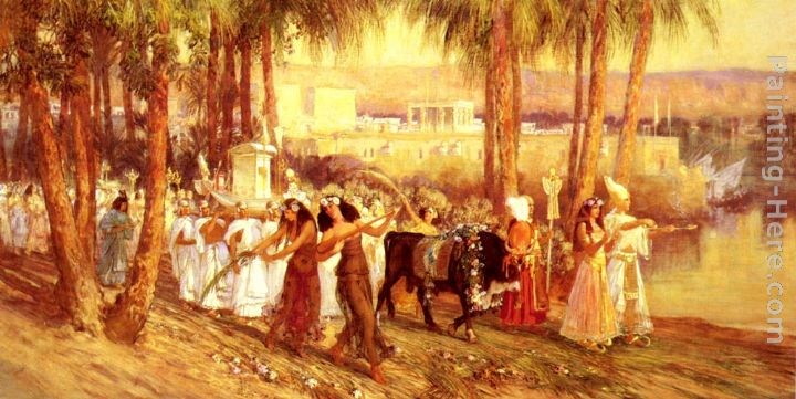 Frederick Arthur Bridgman An Egyptian Procession